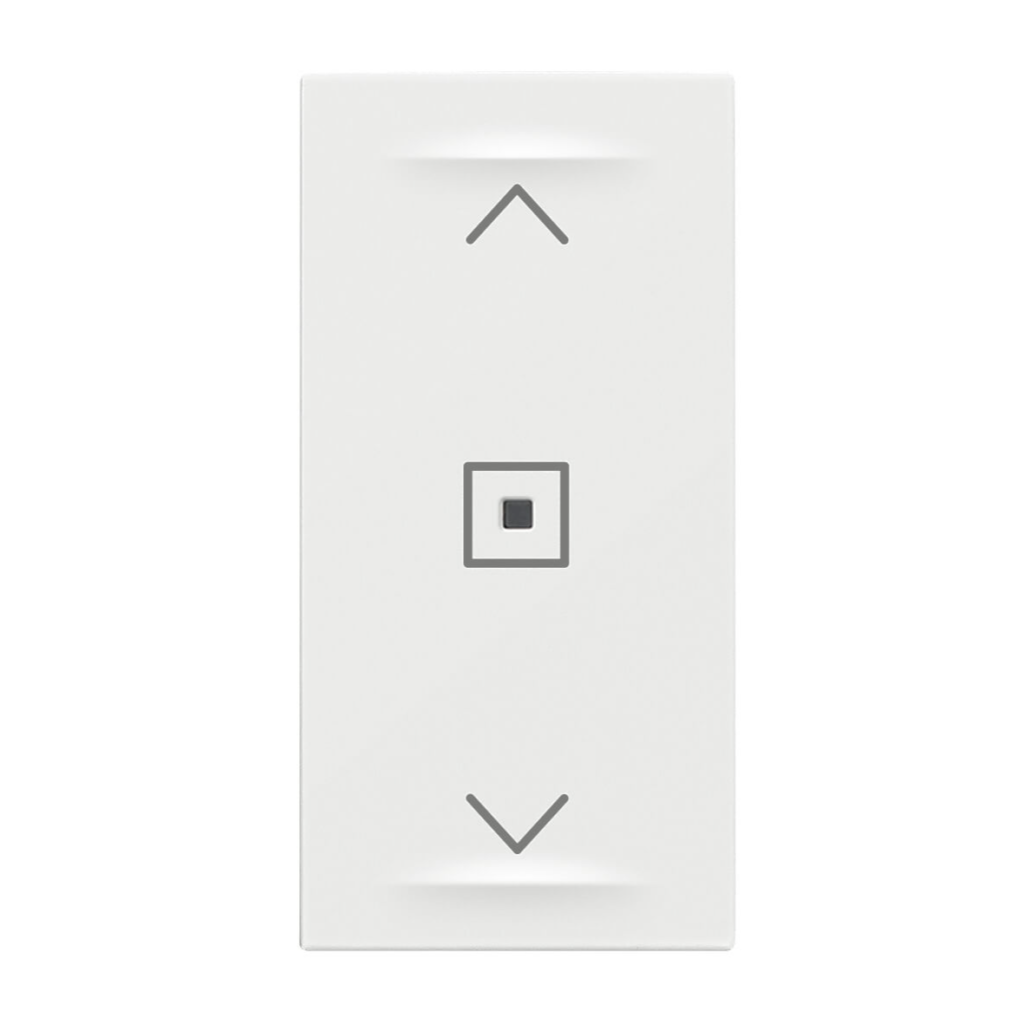 Curtain/Roller Blind Switch 1 Module - Neutral white