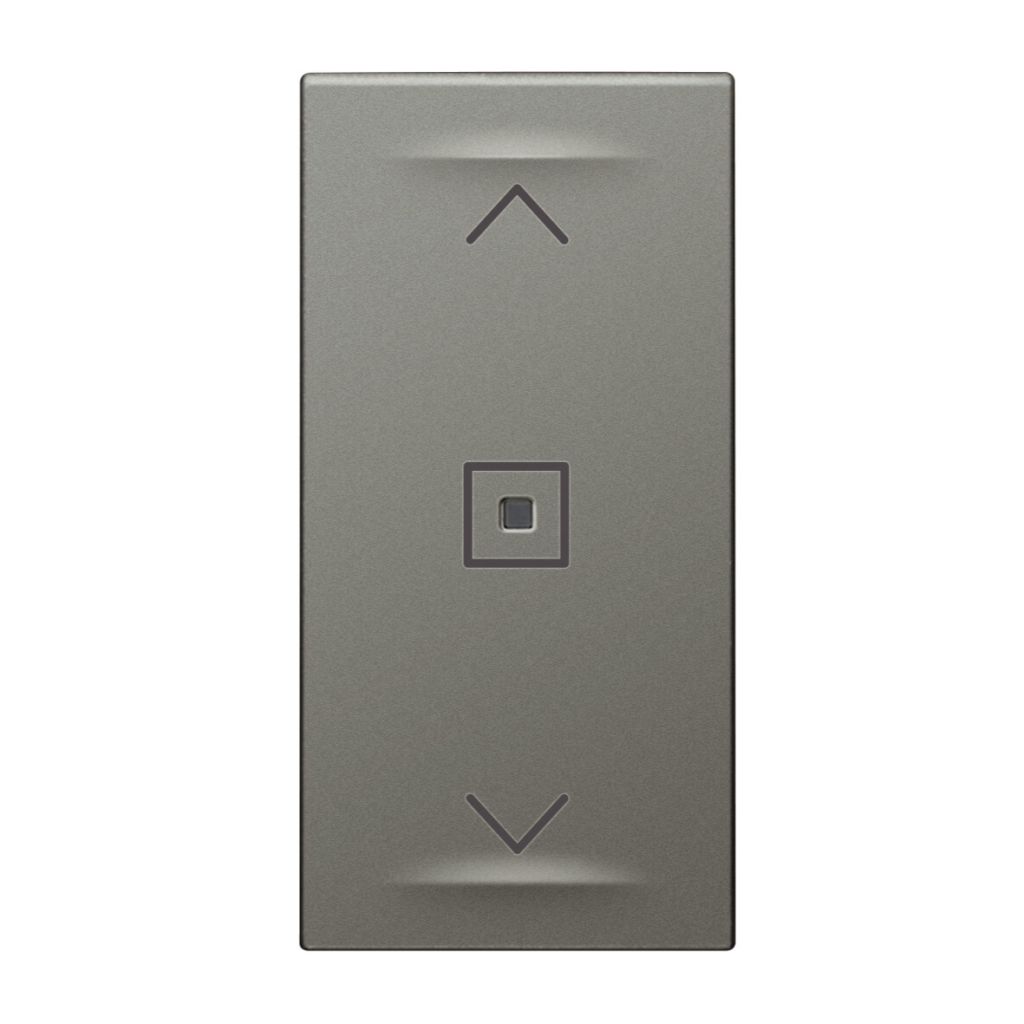 Curtain/Roller Blind Switch 1 Module - Neutral Magnesium