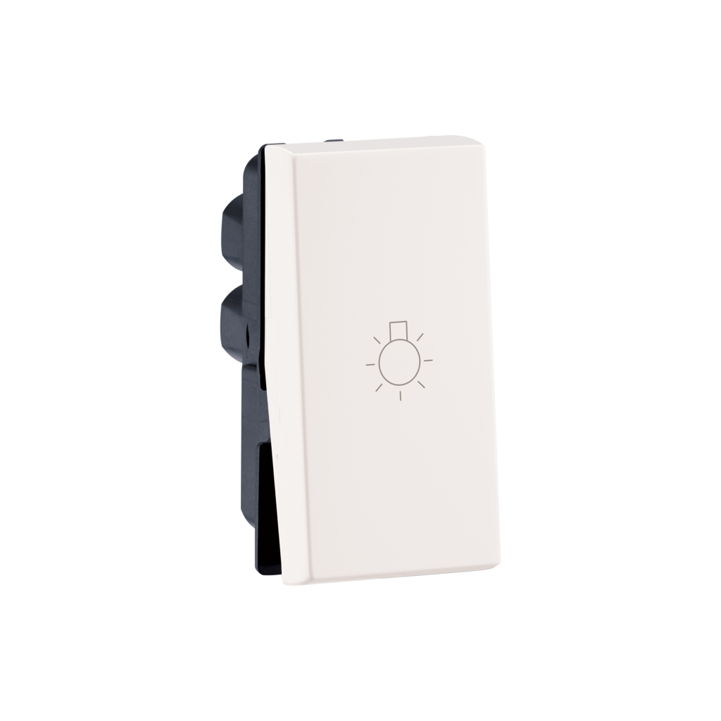 Myrius 6A Switch 1 Way 1M Light Marking White