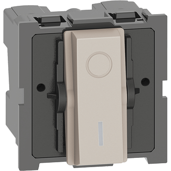 Living Now 32A DP switch with indicator - 2M - Sand