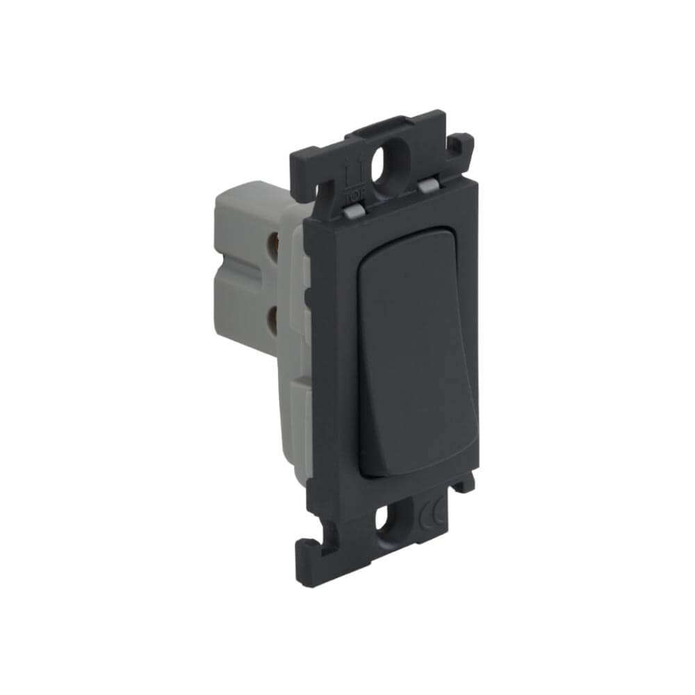 Mylinc 6 A one-way  Switch Grey